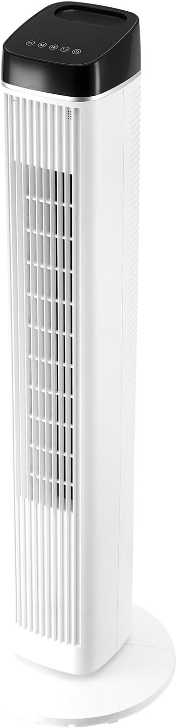 Tower Fan, 22 ft/s Velocity Quiet Floor Fan, 70° Oscillating Fans