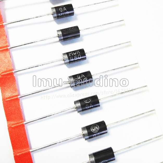 10PCS New MUR460 ULTRA FAST RECTIFIERS DO-201AD NEW