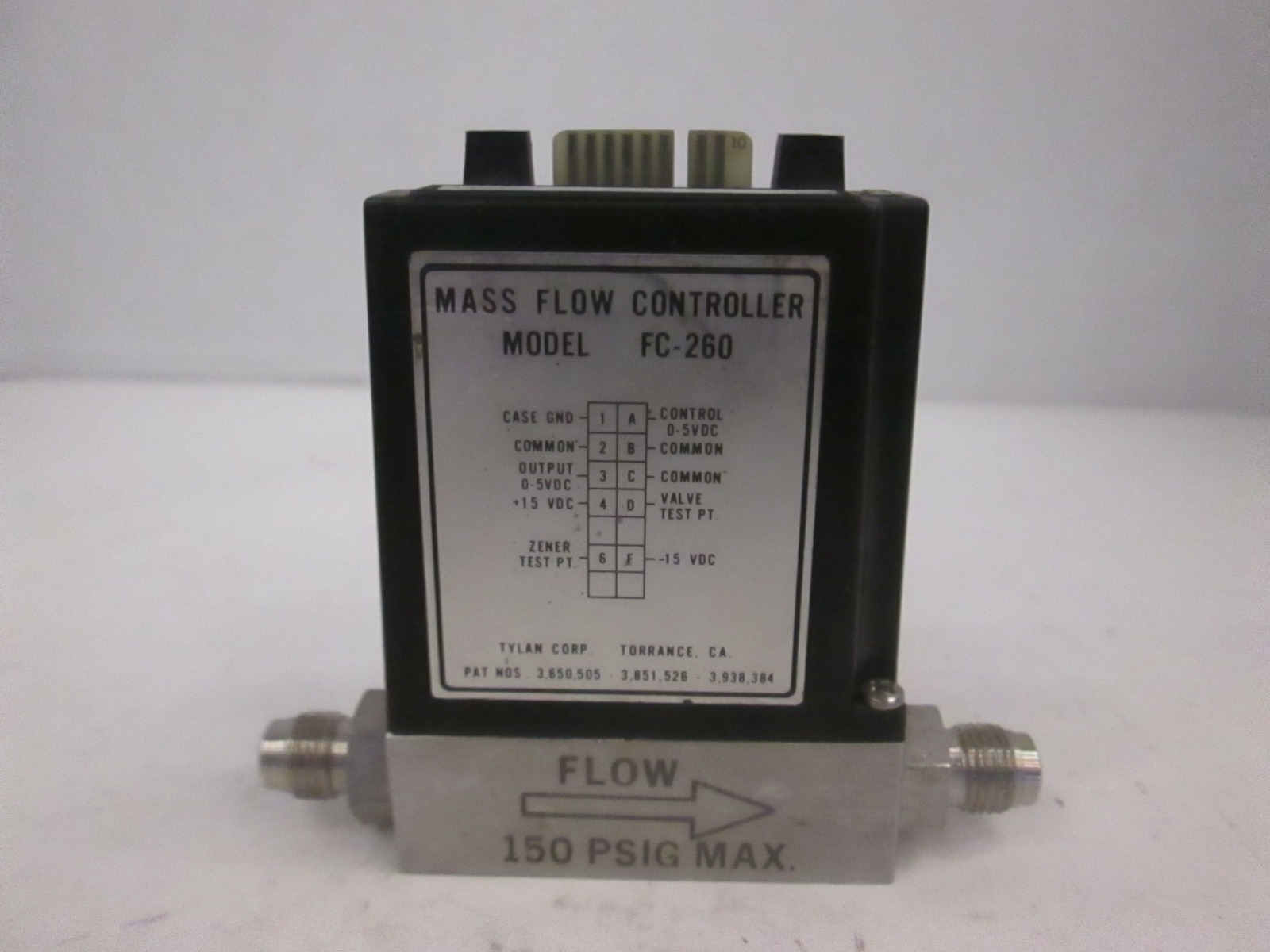 Tylan FC-260, Mass Flow Controller MFC, SIH4, 100 SCCM, Used