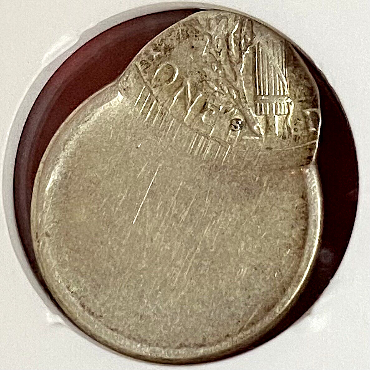 SF MERCURY DIME STRUCK 75% OFF CENTER NGC-53 MINT ERROR!