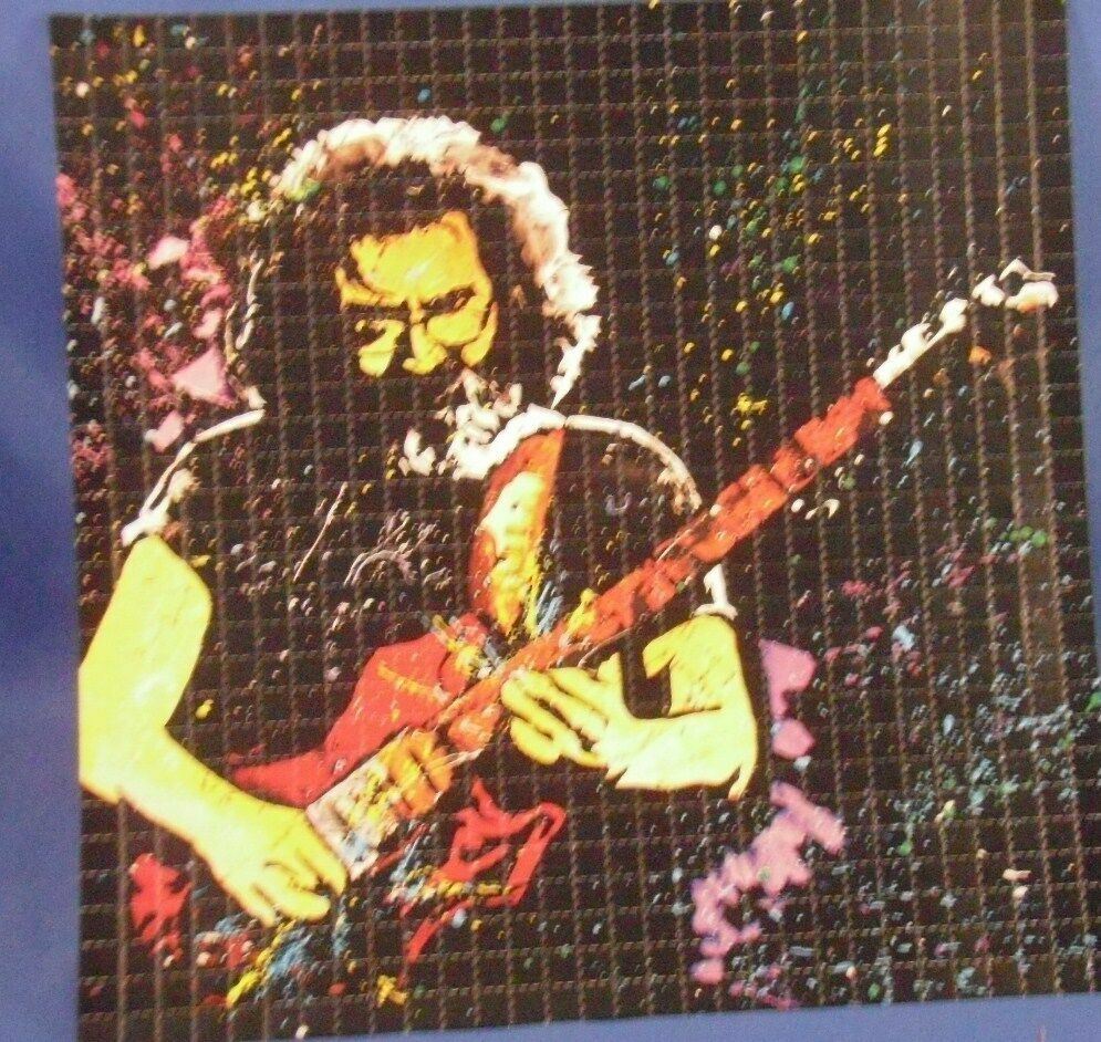 JERRY GARCIA GRATEFUL DEAD ELECTRIC GUITAR BLOTTER ART greatful J artwork hippy