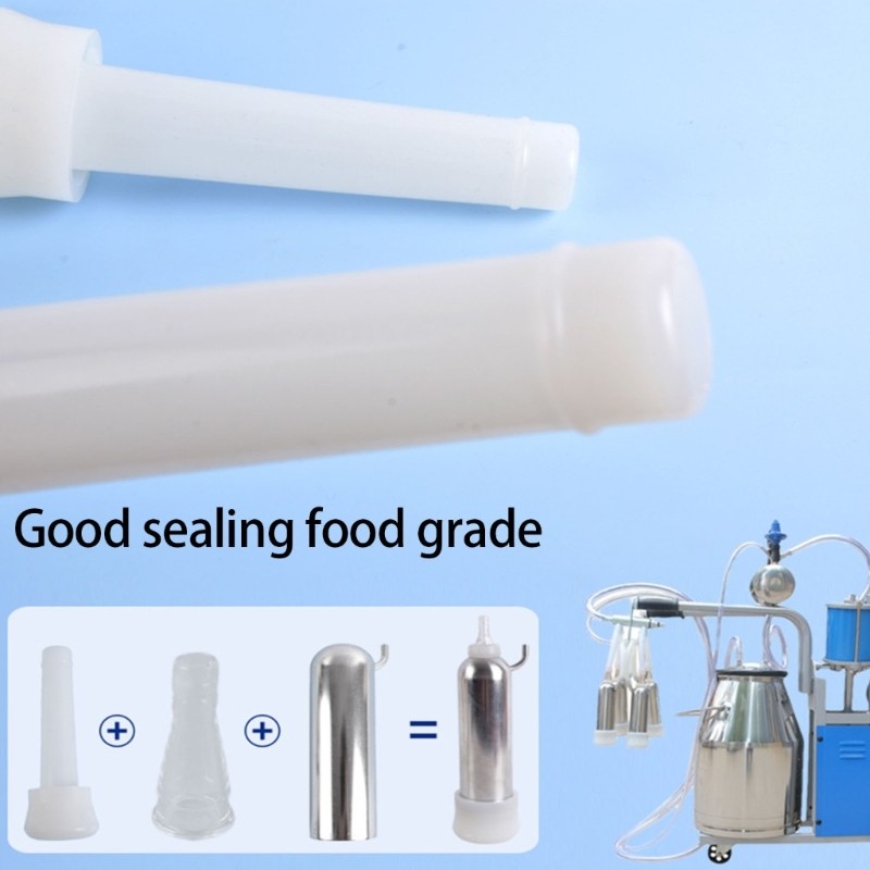 Pack of 2 Soft Silicone Milking Liners Milking Tool for Cow Breeding Milk Use