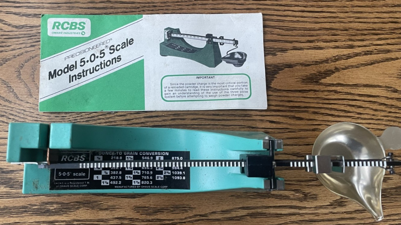 RCBS 5.0.5 Reloading Scale