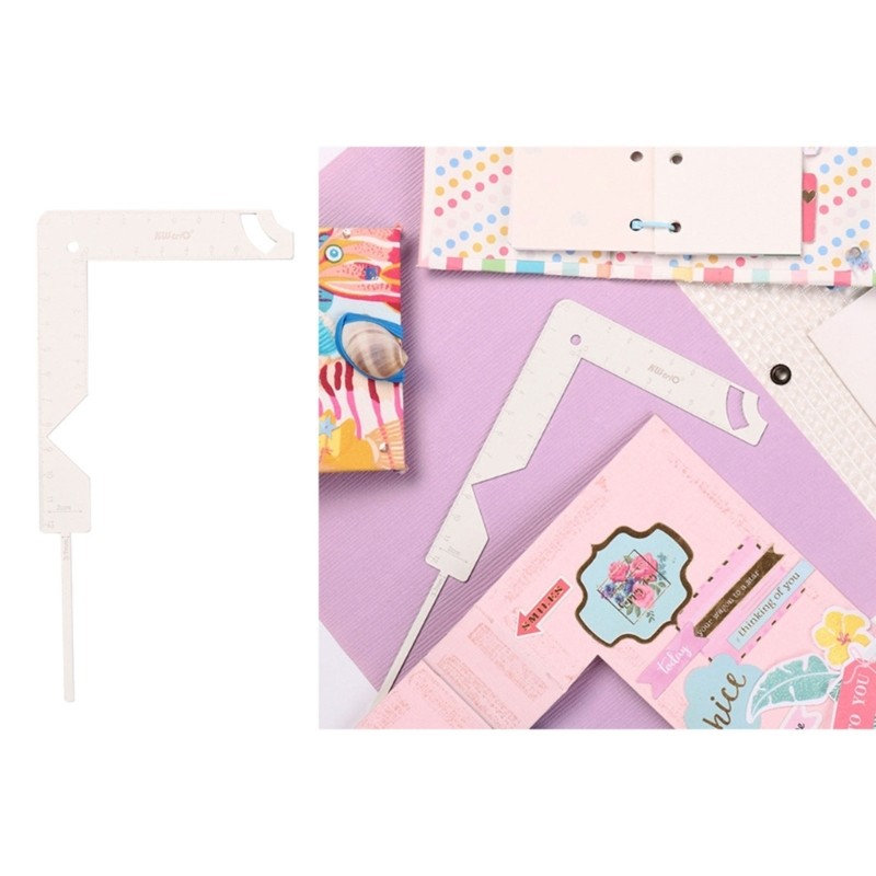 Bookbinding Cover Tool 5-in-1 Book Cover Guide to Create Sturdy Chipboard Cover