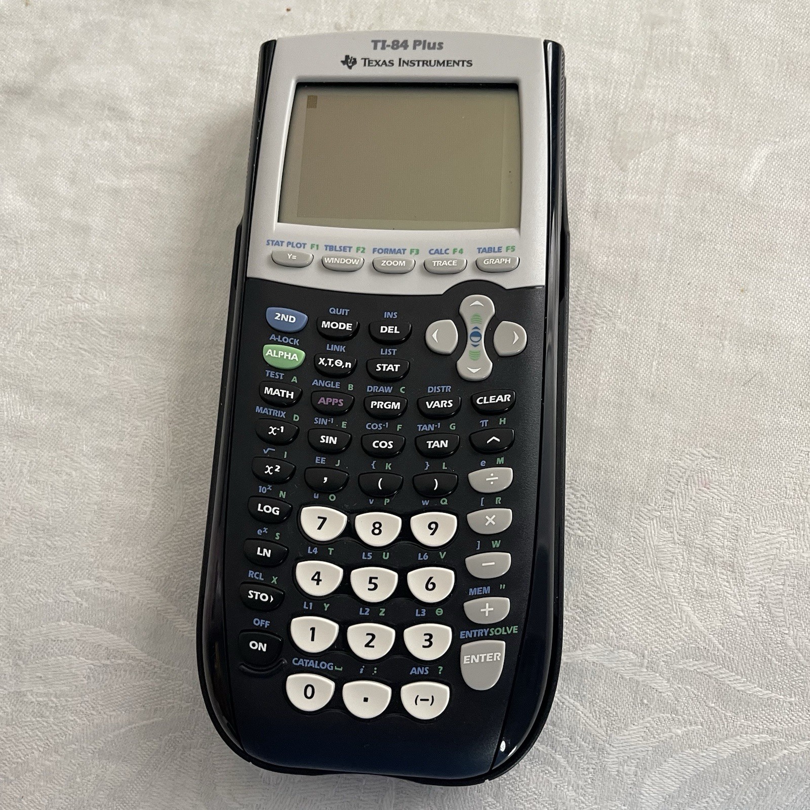 Texas Instruments TI-84 Plus Graphing Calculator – Tested & Working w/ Cover