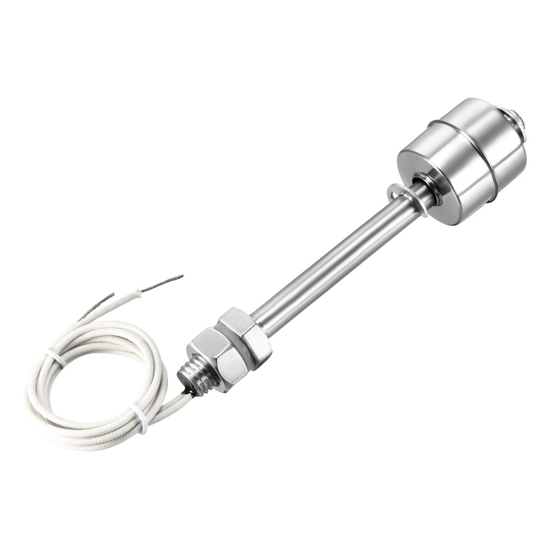 Vertical Liquid Water Level Sensor Stainless Steel Float Switch 12cm L