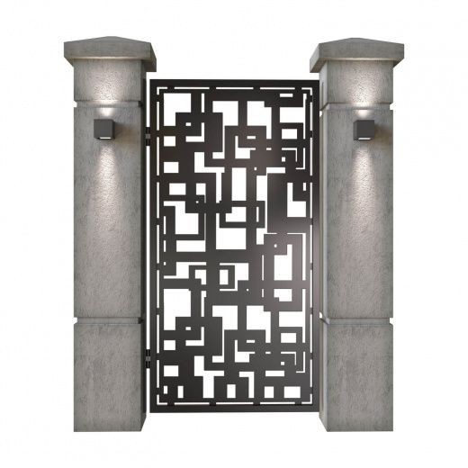 Gorgeous Custom Handcrafted Metal Entry Gate