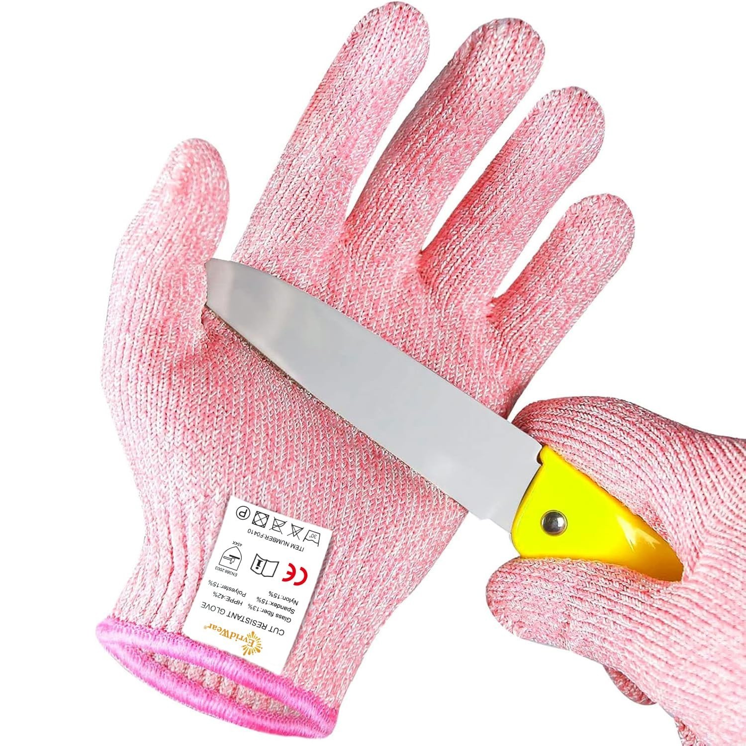 EvridWear Kids Cut Resistant Gloves Food Grade Kitchen/Garden Hand Protection