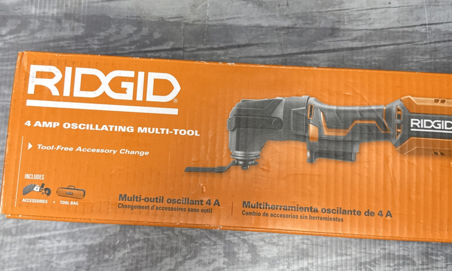 Ridgid 4Amp Corded Oscillating Multi-Tool R28700 NEW