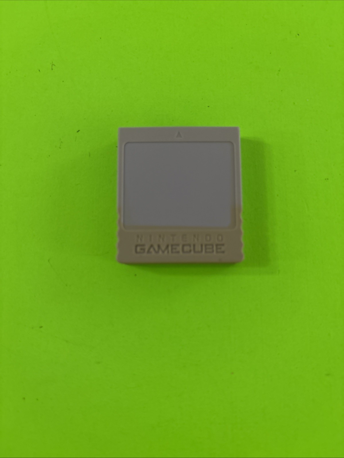 Official Nintendo GameCube Gray Memory Card DOL-008 OEM Authentic
