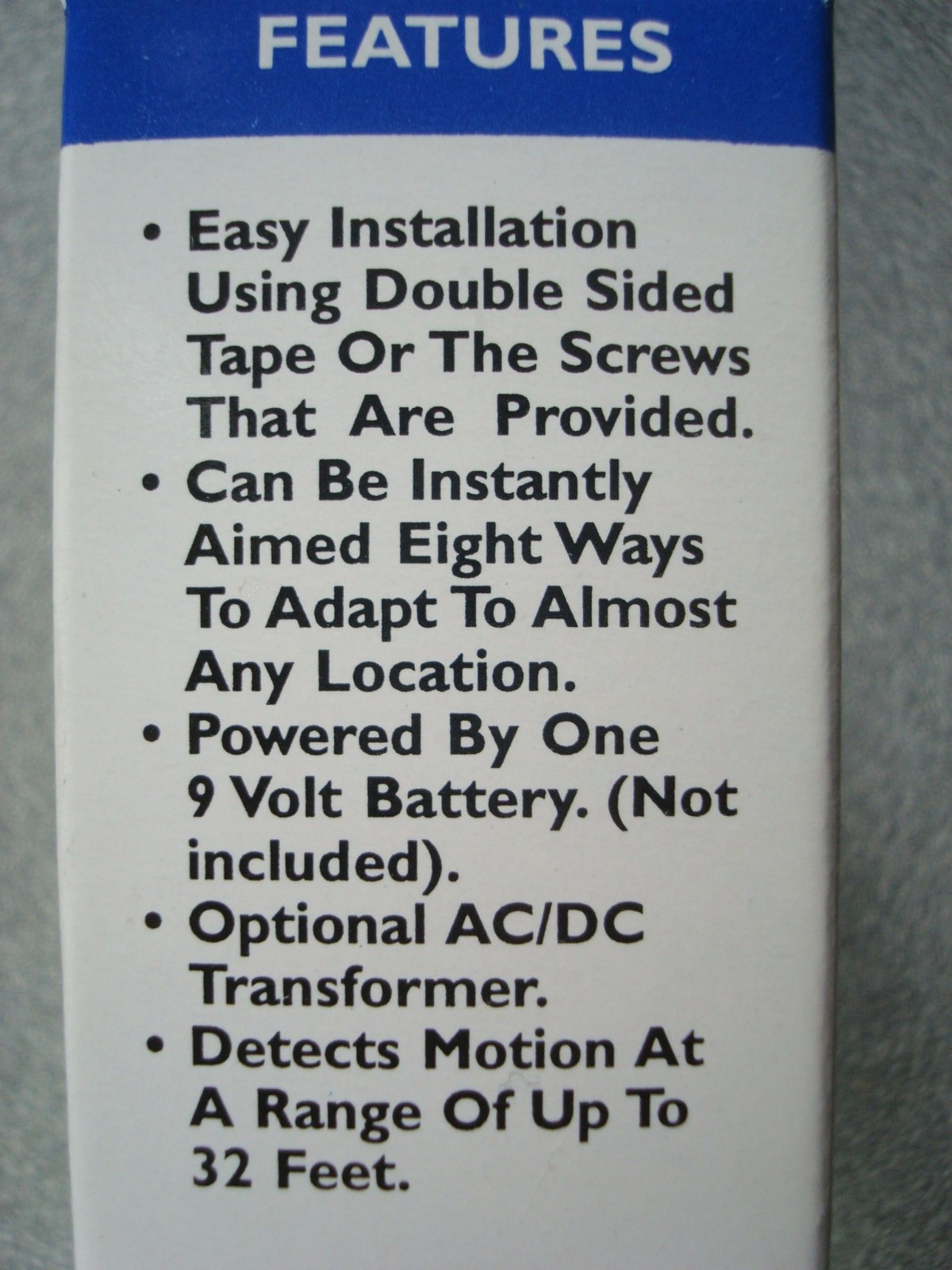 PROTEX Mini Alarm Motion Sensing