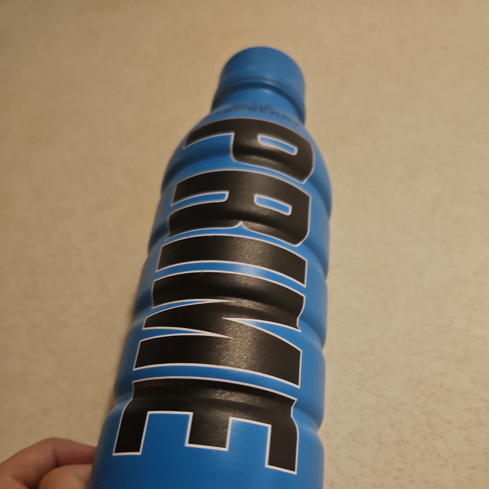 PRIME Hydration Metal Water Bottle Blue Raspberry Logan Paul New