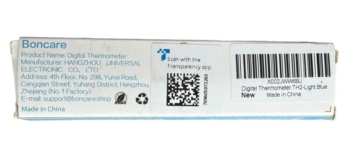 Blue Digital Thermometer