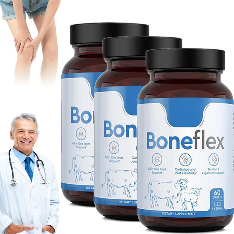 3x Boneflex Capsules Premium Joint Support Supplement for Knee &Cartilage Health