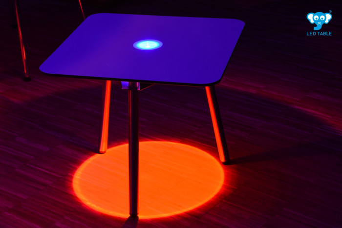 LED Table Cocktail 75Q | Battery Powered LED Table with Wireless Control