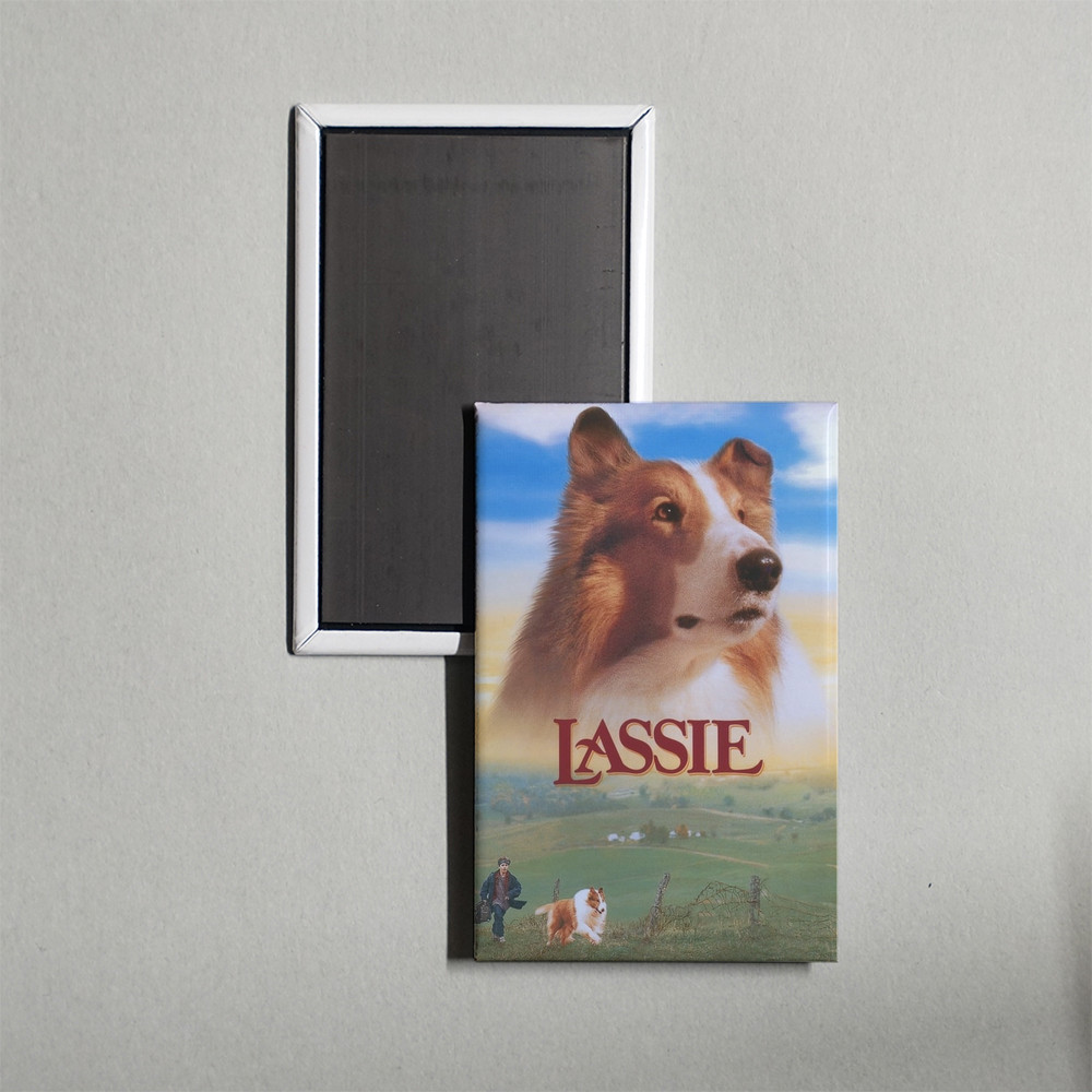 Lassie Mini Movie Poster Fridge Locker Magnet
