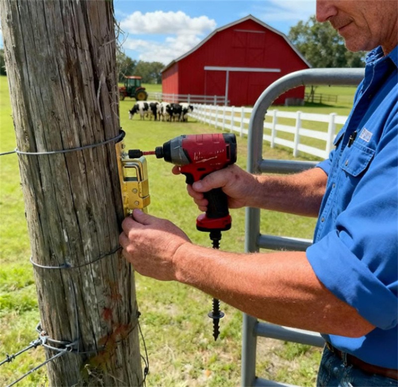 Heavy Duty Instant Locking Gate Latch One-Hand Use for Farm Ranch Backyard