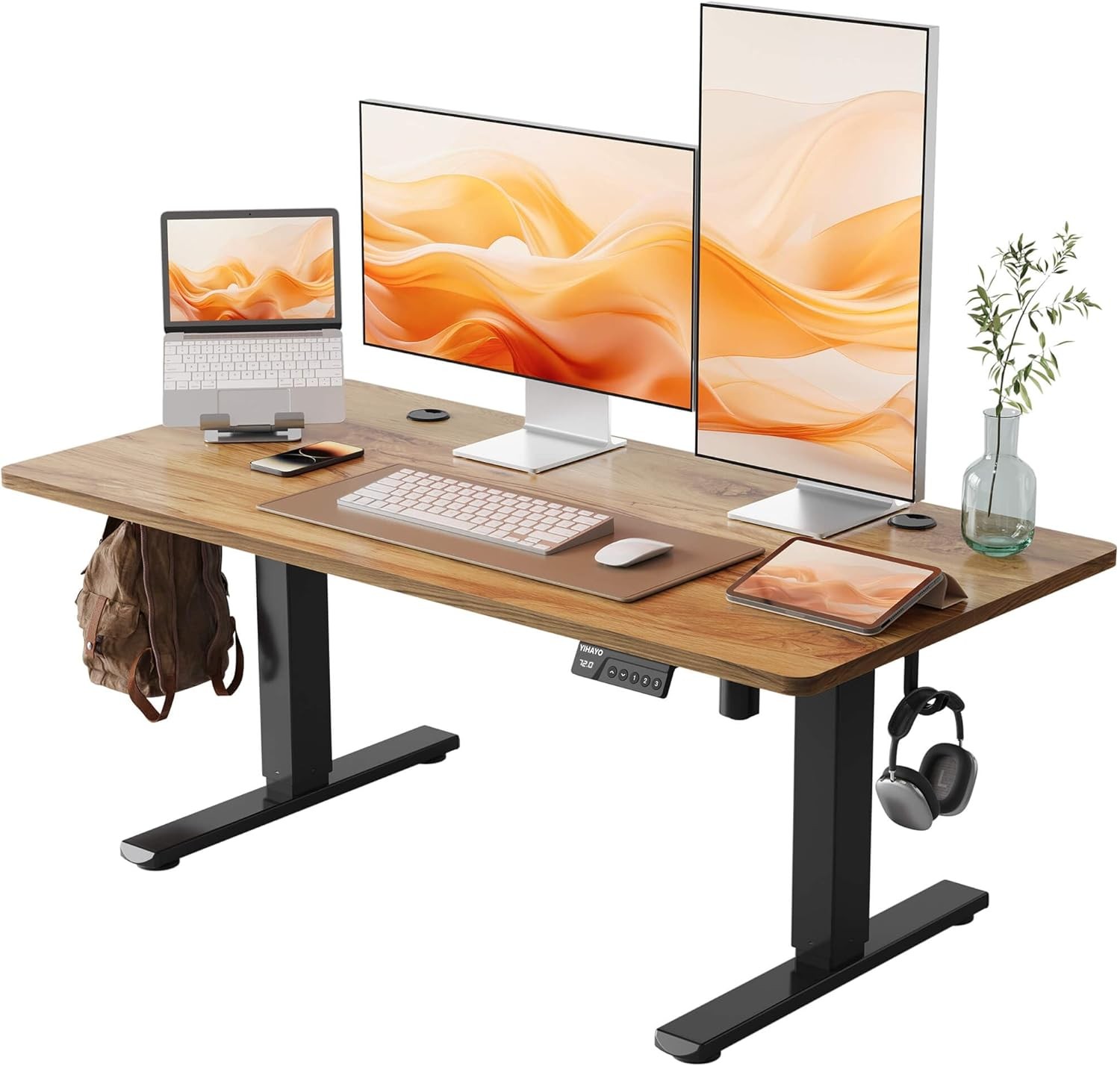 Low Height Adjustable Desk, Lifts 18.1-28.3 Inches, Electric Standing Desk for