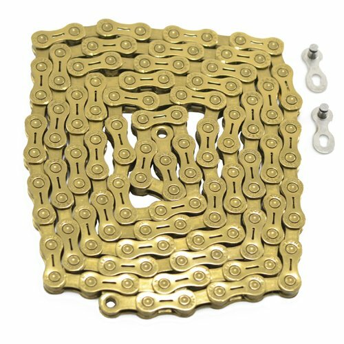 YBN 11 Speed Chain 120 Link w/ Power Lock for Shimano / Sram / Campagnolo ,Gold