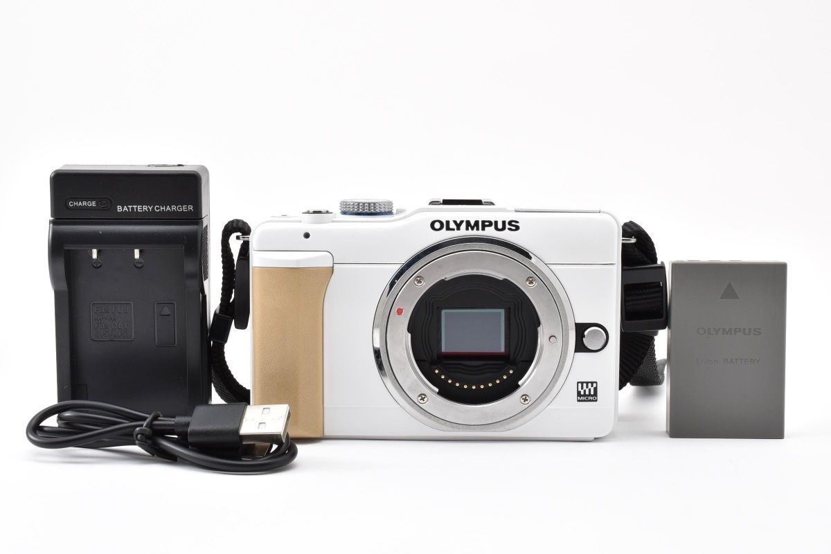 OLYMPUS PEN Lite E-PL1s Mirrorless Digital Camera Body Excellent 4010 Shutter