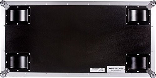 Deejay LED Flight Utility Trunk Caster Board Two Matching Black Dividers...
