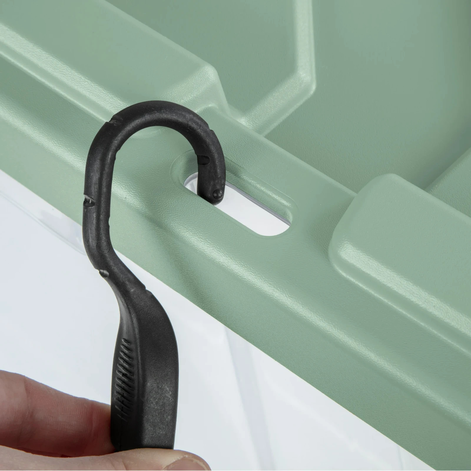 Sterilite 160 Quart Wheeled Storage Box, , Latch Lid, Lt Green, 2 Count