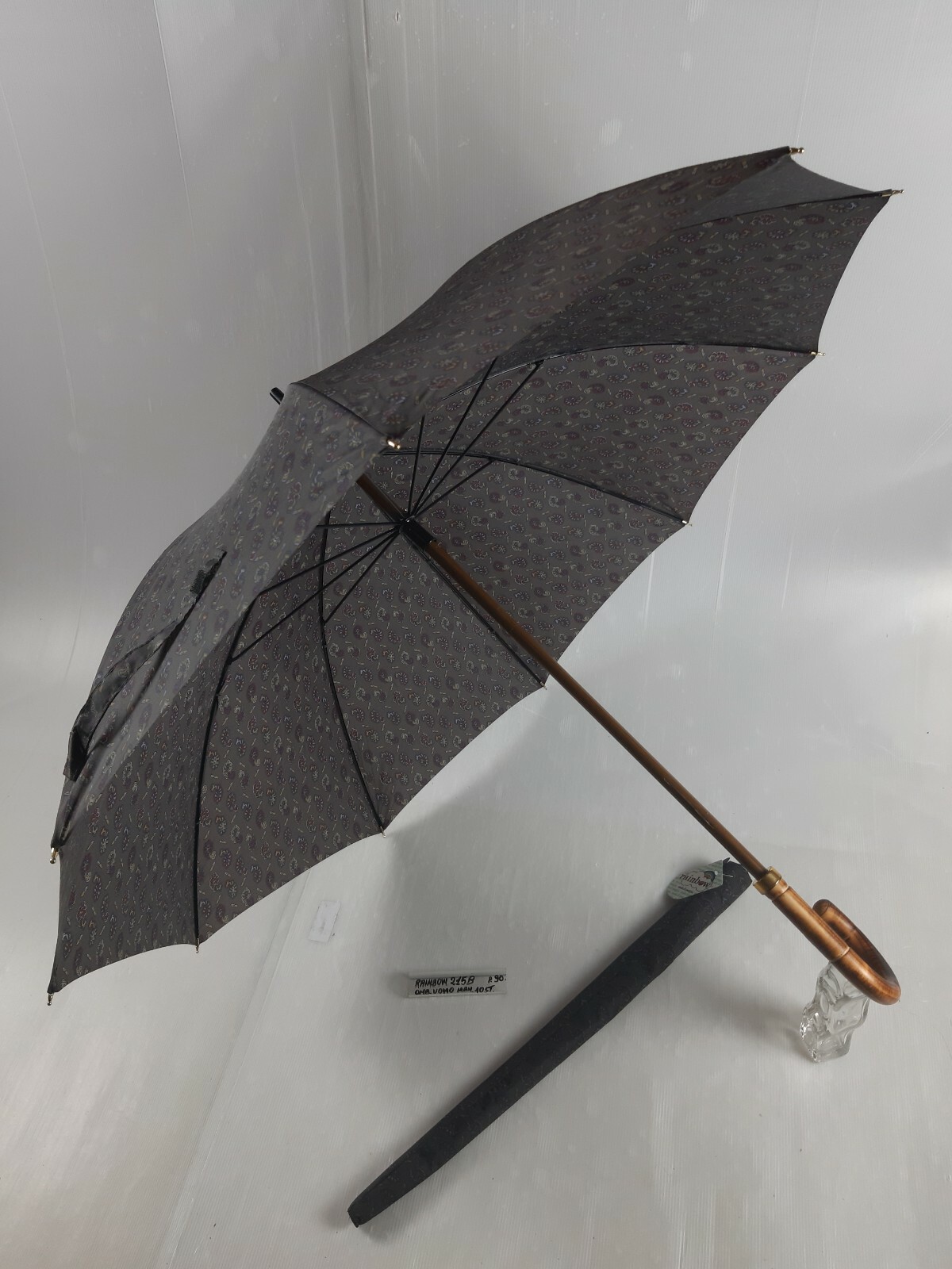 Men's Long Umbrella - Manual - 10 Slats - 215B - Rainbow