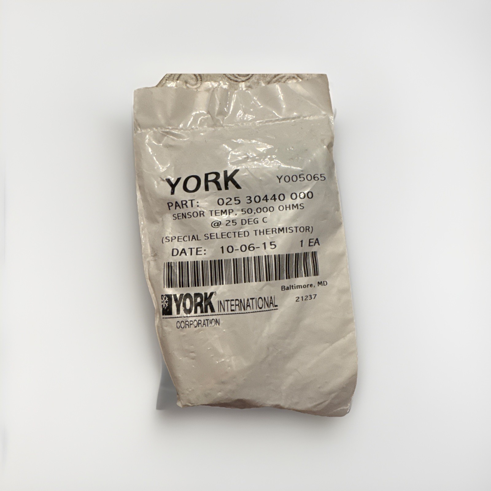 YORK Temperature Sensor 025-30440-000  02530440000
