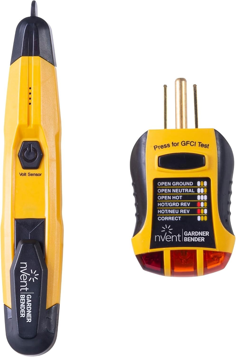 Instruments Non-Contact Voltage Tester VD6504 & GFCI Outlet / Receptacle Test...