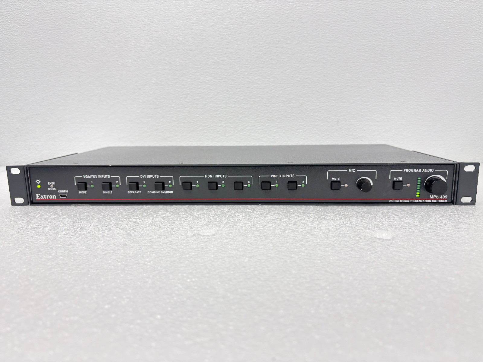 Pre Owned | Extron MPS 409 HD Digital Media Presentation Switcher Unit w Pwr Crd