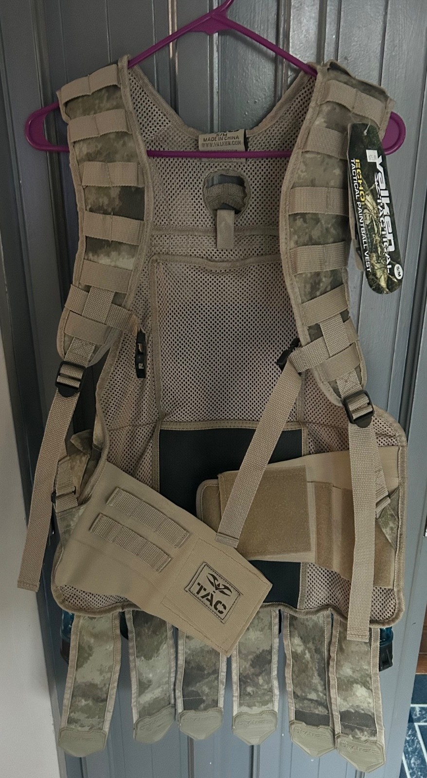 Paintball Valken Tac Harness New with dye locking lids