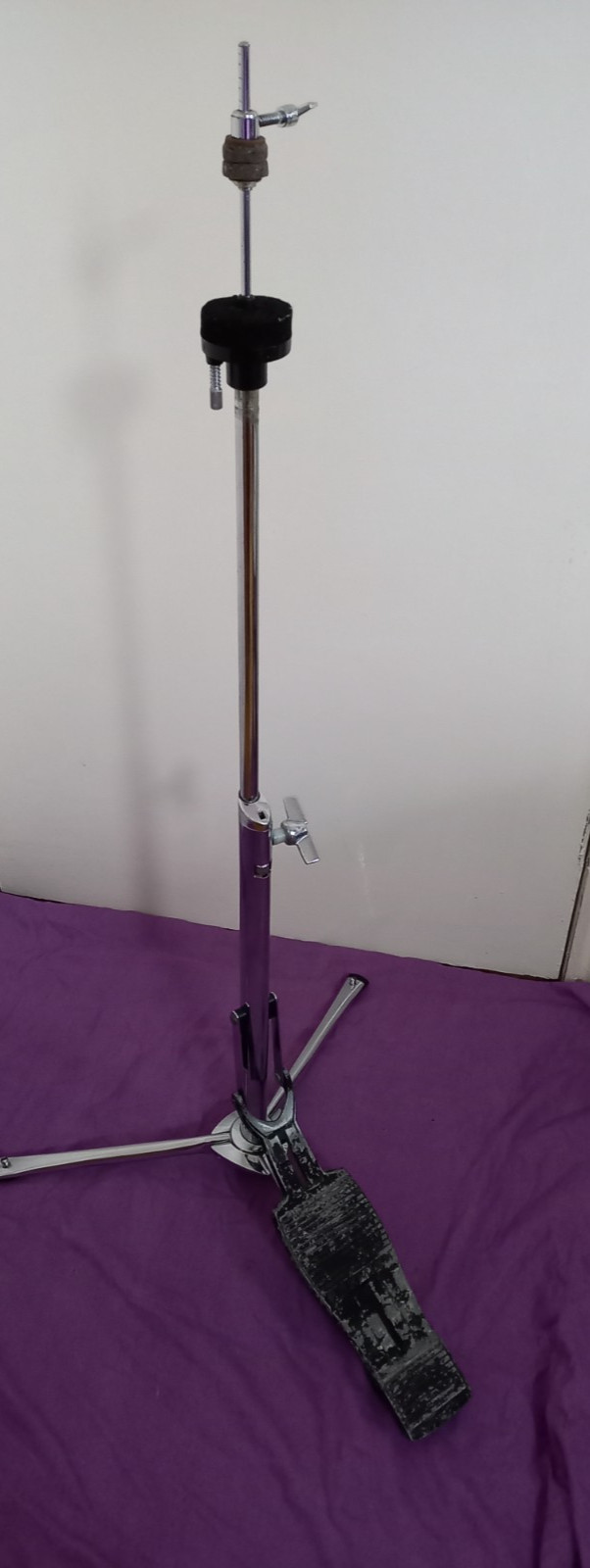 Vintage Premier Lokfast hihat stand 70s gc/vg w/extra long spike UK MADE vg