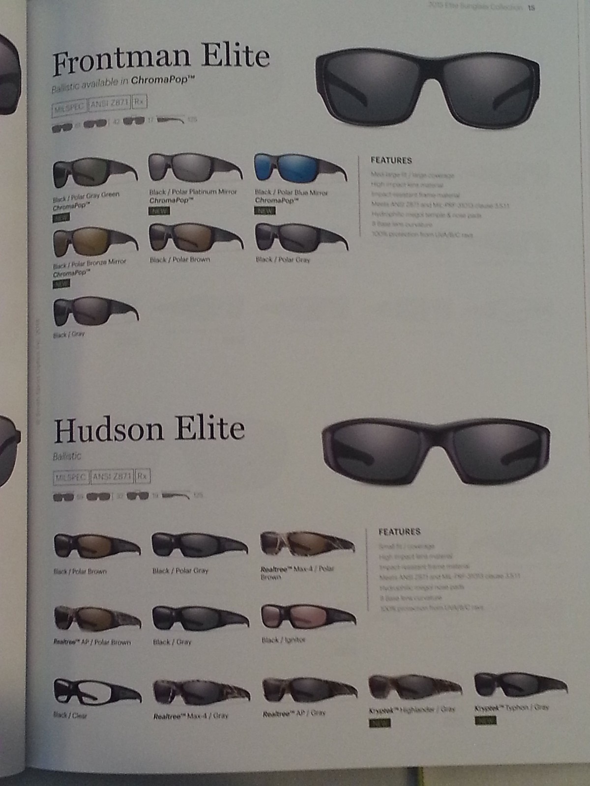 Smith Elite Optics Tactical Eyewear Product Catalog / 2015 SEAL DEVGRU NSW SOF