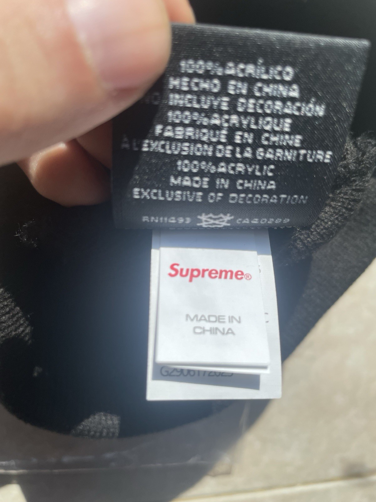 Supreme FW25 New Era Box Logo Beanie Black - Brand New In Bag🔥 Ships Fast 🚚📦