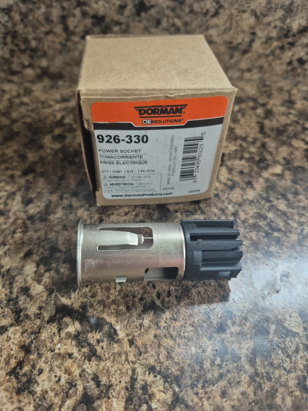 New 12 Volt Accessory Power Outlet Socket Dorman 926-330 -
