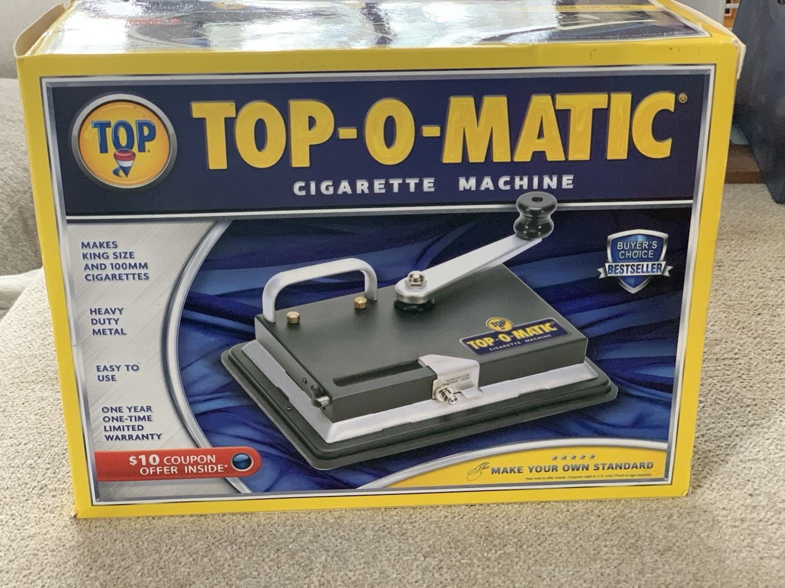 Top-O-Matic Cigarette Rolling Machine