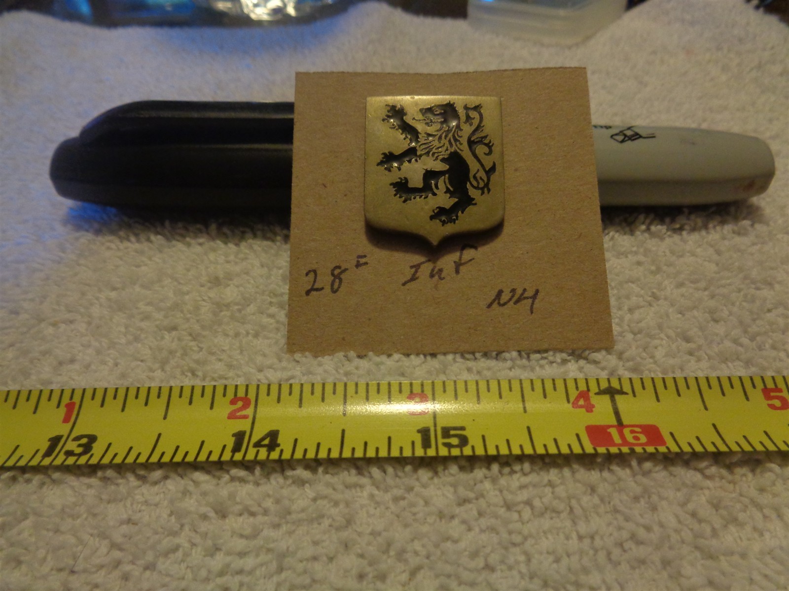 28th Infantry NH Unit Crest, DI, DUI (DRAW#R15)