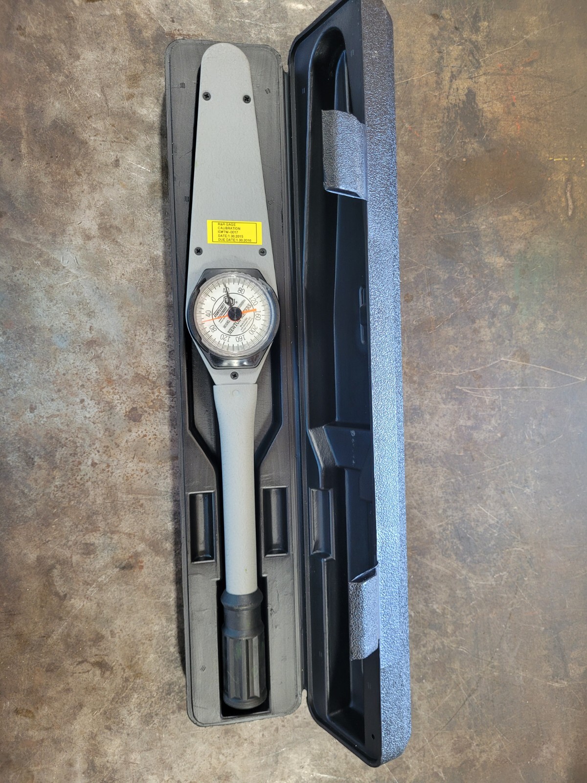 🇺🇸STURTEVANT RICHMONT Dial Torque Wrench Model MD 200 Nm with 1/2" Drive.