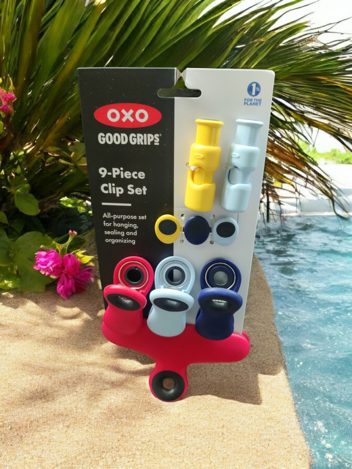 OXO Good Grips All-purpose 9 Piece Clip Set Model 13328000 for Hanging Sealing