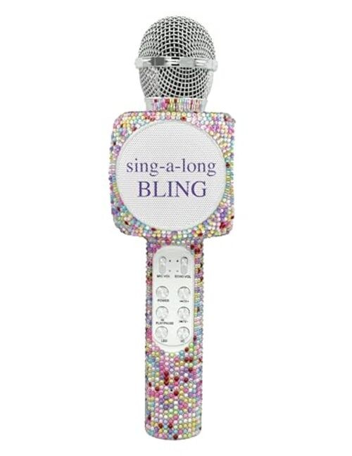 - Sing-Along Bling Bluetooth Karaoke Microphone and Bluetooth Confetti Bling