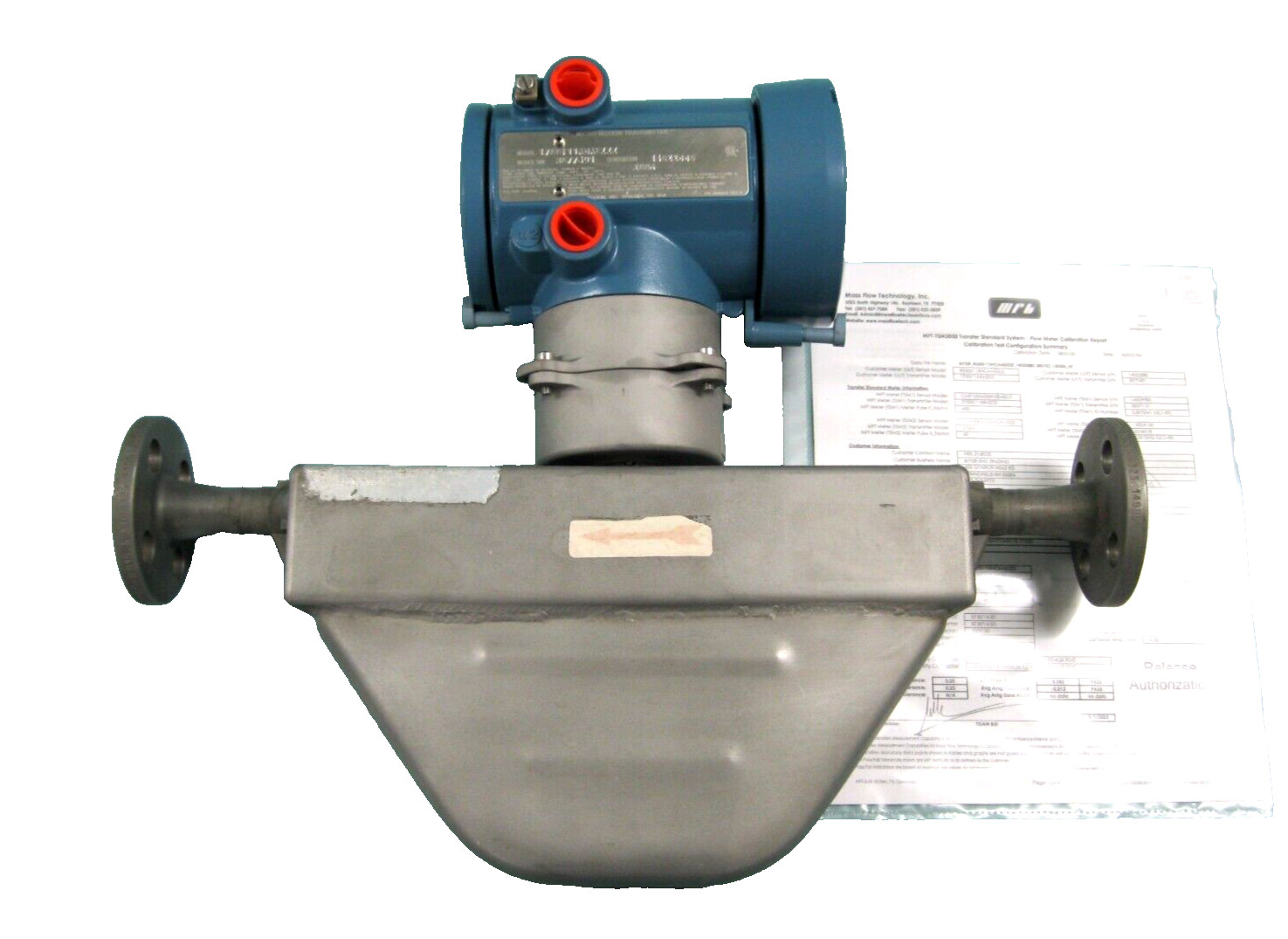 1/2" 150# Micro Motion R050 Mass Flow Sensor 1700 Transmitter CALIBRATED G19