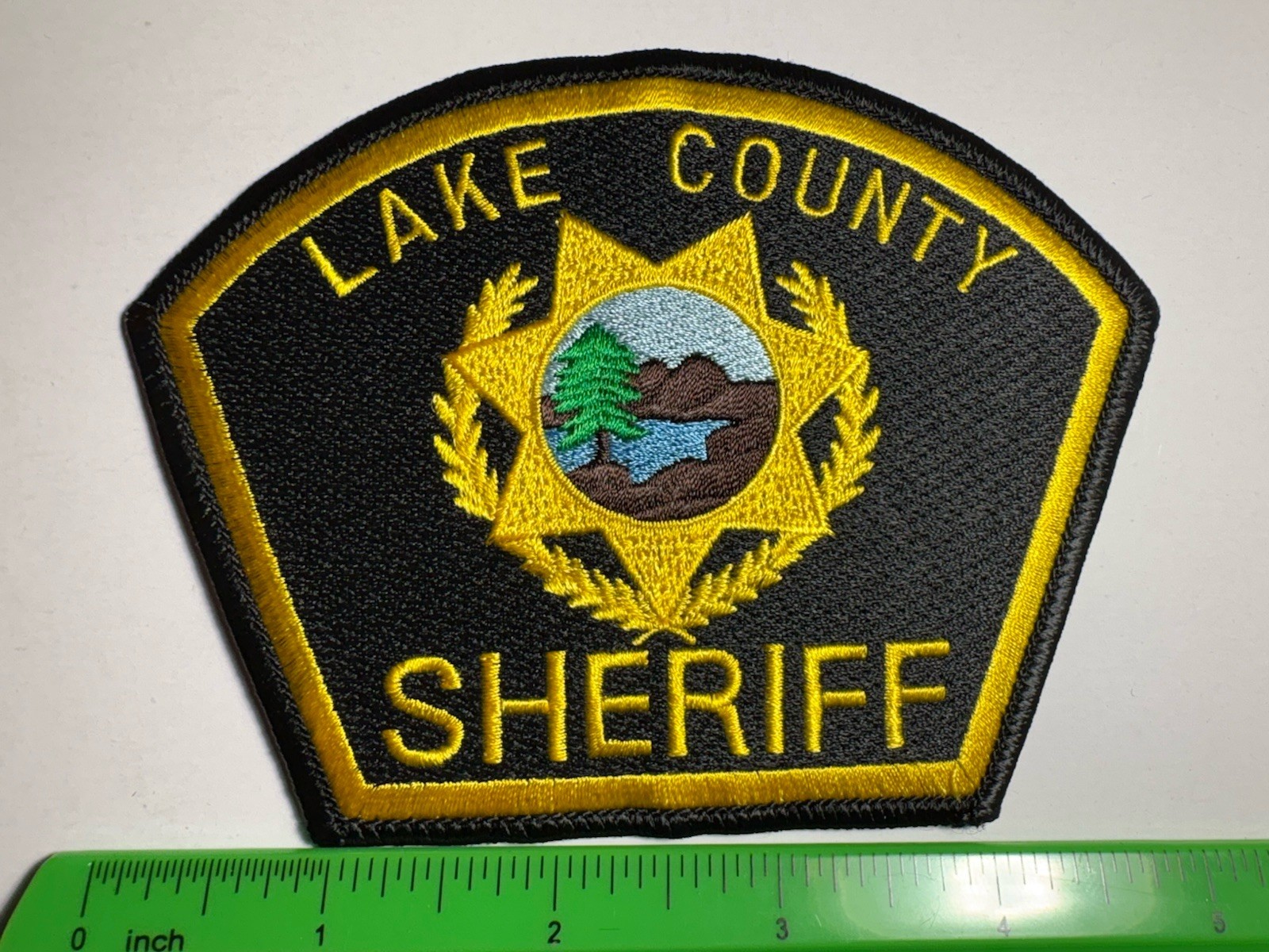 Lake County California Sheriff Patch