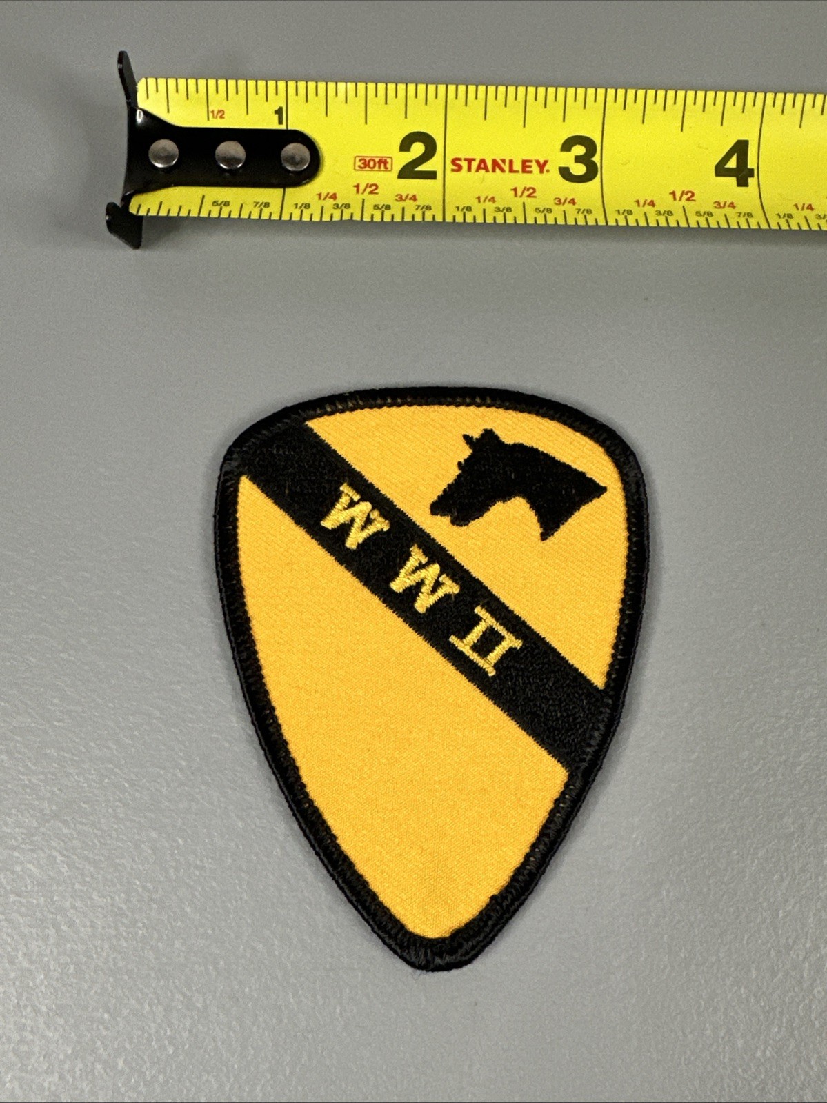 Vintage No Glow Military Patch US Army 1st Cavalry Division WW2