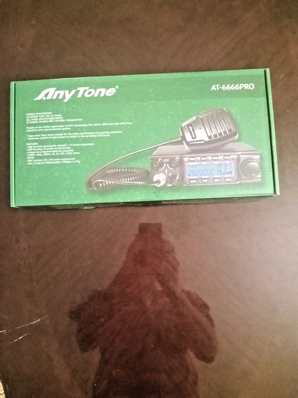 AnyTone authorized seller-AT-6666PRO Mobile Transceiver No return for any reason
