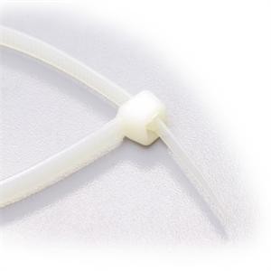 Cable Zip Tie Wraps, Medium Duty (50 lb), Color Natural, Length 7.4", 1000 Piece