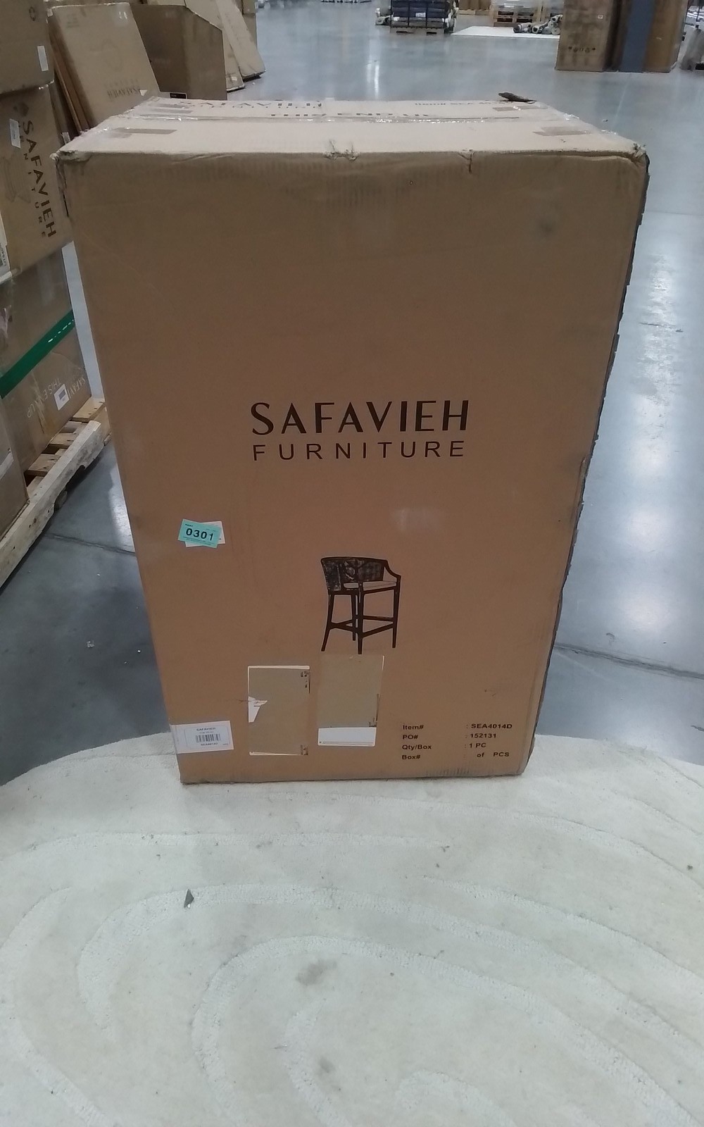 Safavieh BRANDO BARSTOOL, Reduced Price 2172781739 SEA4014D