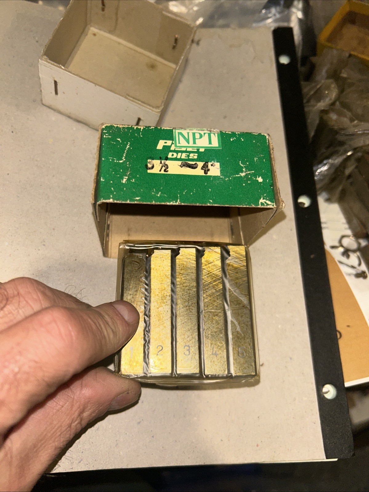 Asada Piset Rothenberger Pipe Dies Set 3-1/2”-4” NPT