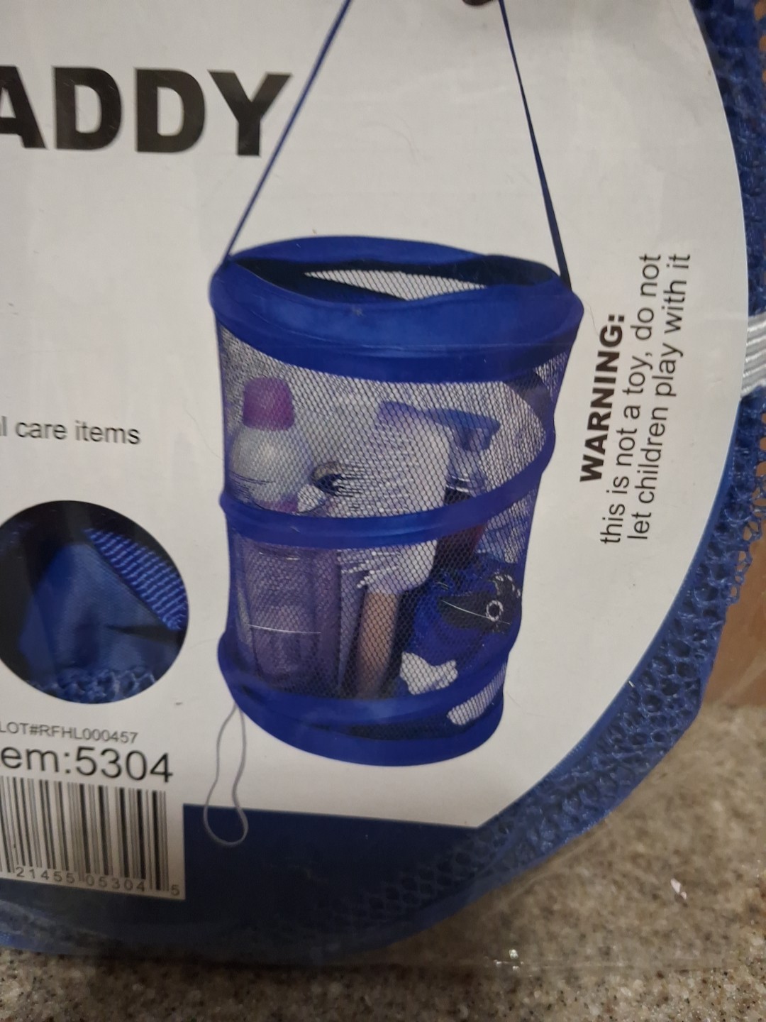 HandyLaundry Dorm Caddy size 8' x 12" Blue