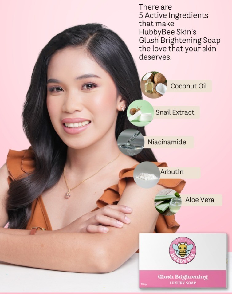 Hubby Bee Glush Brightening Luxury Soap 135g