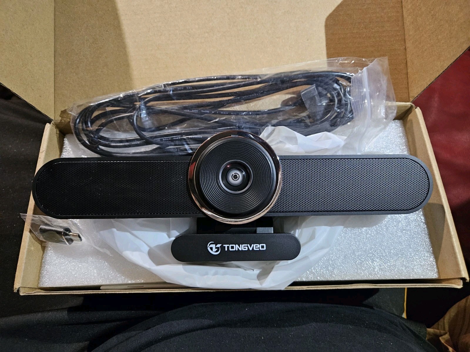 Tongveo All In One HD Video Audio Conference Webcam 1080p VIAU-200 New Open Box